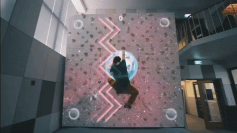 augmented reality climbing GIF by agconti
