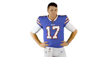 National Football League Shrug Sticker by Buffalo Bills