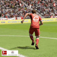 celebration jumping GIF by Bundesliga