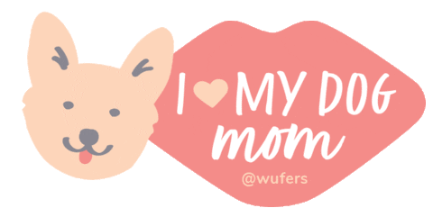 Mothers Day Dog Mom Sticker by Wüfers
