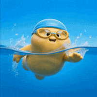 Water Swimming GIF by Butter baby