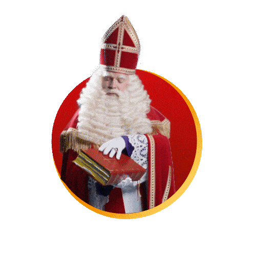 5 December Pieten Sticker by Boekdesint