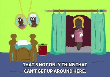 bed curtain GIF by South Park 