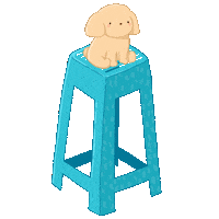 omatian dog yes ok puppy Sticker