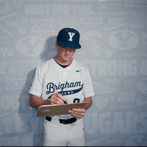 Luke Anderson Celebration GIF by BYU Cougars