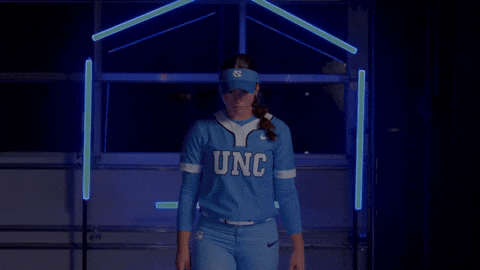Serious Softball GIF by UNC Tar Heels