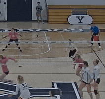 Knee Drive GIF by Brown Volleyball