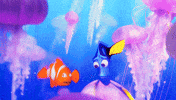 scared finding nemo GIF