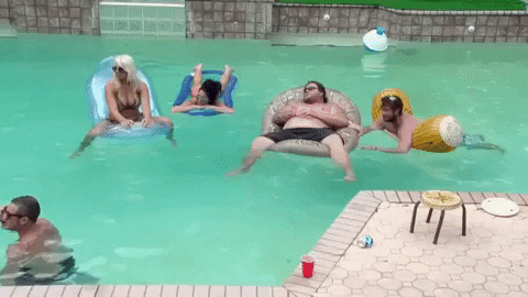 pool cmt GIF by Party Down South