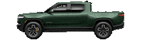 Driving Away Electric Car Sticker by Rivian