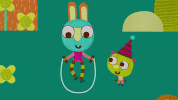 olobobtop happy sport fun animation GIF