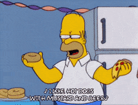 happy homer simpson GIF