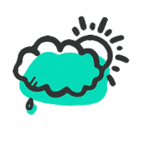 April Showers Summer Sticker by TheSkillsNetwork