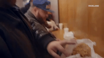 fuck that's delicious caribbean food GIF