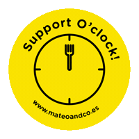Clock Hosteleria Sticker by Mateoandco