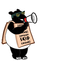 Ramadan Fasting Sticker by The Tapping Tapir