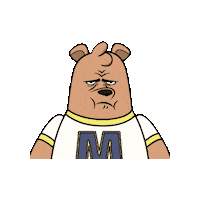 Grumpy Sticker by Meme World of Max Bear