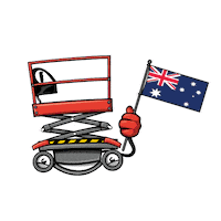 Australia Scissorlift Sticker by Skyjack