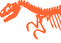 Pointing Dinosaur Sticker by Montshire Museum of Science
