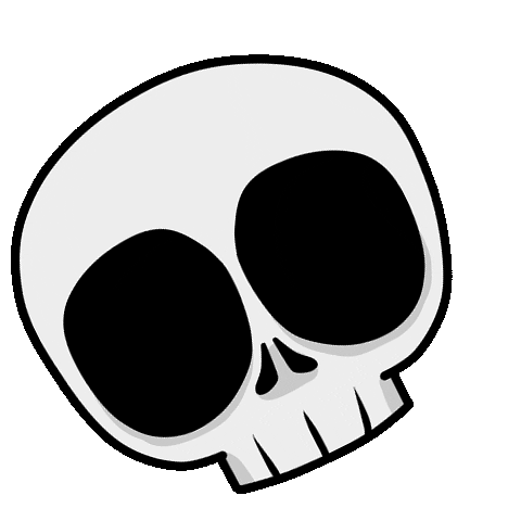 Skull Goth Sticker