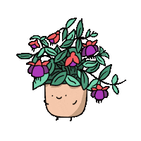 Flower Smile Sticker