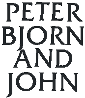 logo bones Sticker by Peter Bjorn and John
