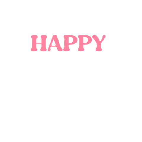 Sticker gif. Text reads, 'Happy god given Thursday,' is written in capital letters and script and is shaded in hues of pink and red.
