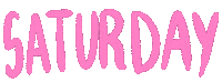 Pink Weekend Sticker by MissAllThingsAwesome