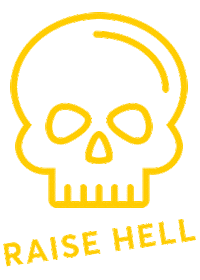 Raise Hell Sticker by Katie TBWA\WH