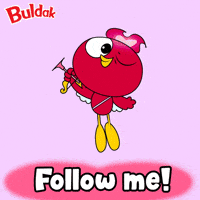 Follow Me Heart GIF