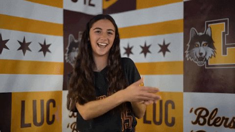 Katie Mitchell Loyola Softball GIF by LoyolaRamblers