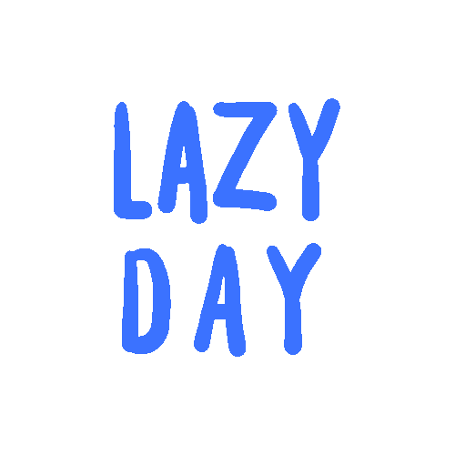 Lazy Day Mager Sticker