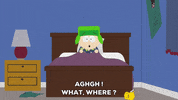 scared kyle broflovski GIF by South Park 