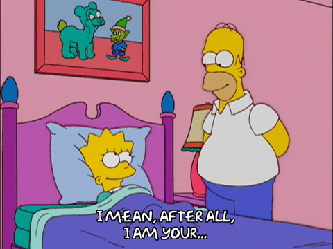 homer simpson smile GIF