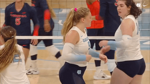 High Five Lets Go GIF by UNC Tar Heels