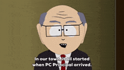 glasses talking GIF by South Park 
