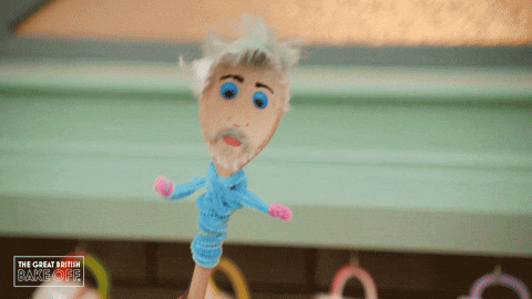 Puppet Paul GIF by The Great British Bake Off