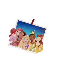 Disney Princess Christmas Sticker by Oh My Disney Asia