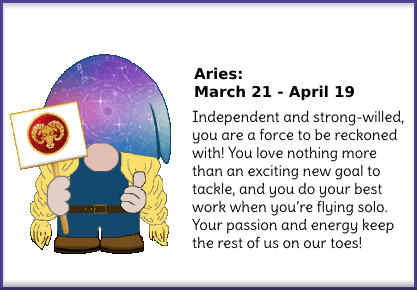 Zodiac Gnome GIF