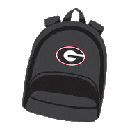 bag go dawgs Sticker by University of Georgia
