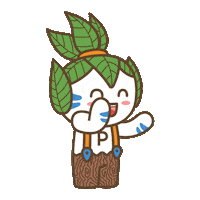 Pandooin dancing mascot vibing wisata Sticker