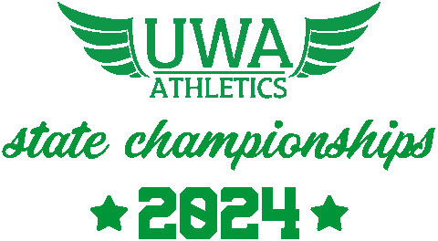 Green Sticker by UWA Little Athletics Club