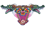 Festival Snake Sticker by Secret Dreams