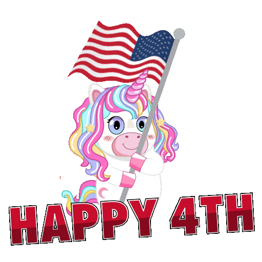 Happy Independence Day Sticker by JPedicini
