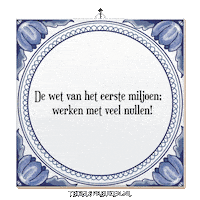 Focus Wijsheid Sticker by Tegelspreuken.nl