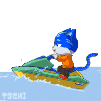Cat Fun Sticker by Toshithecat