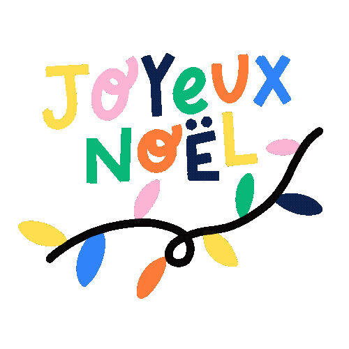 Joyeux Noel Christmas Sticker