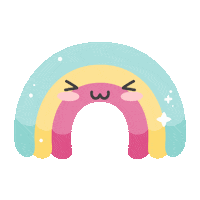 Happy Rainbow Sticker