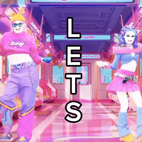 ViolettaJD giphygifmaker y2k just dance virtual hug GIF