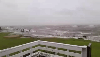 Wild Waves in North Carolina as Arthur Makes Landfall